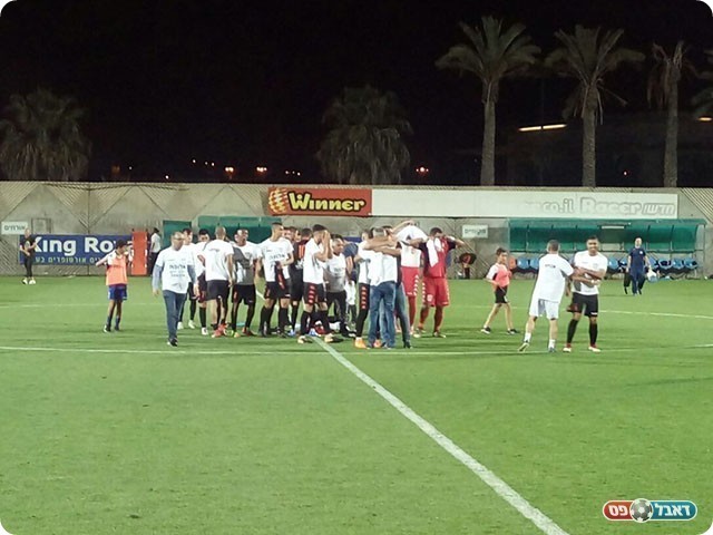 עלו בסטייל. שחקני נס ציונה